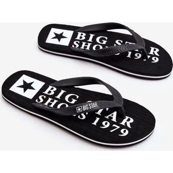 Sada pánského spodního prádla Pánské lehké žabky Big Star LL174444 Černá 41