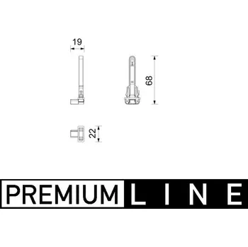 Čidlo automobilu Snímač, teplota interiéru MAHLE ASE 42 000P