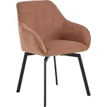 Židle Clara - Actona Světle Hnědá 58.5x83.5 cm