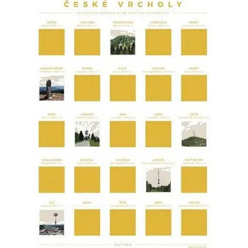 Stírací plakát České vrcholy