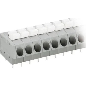 WAGO 804-103 pružinová svorkovnice 2.50 mm² Pólů 3 šedá, bílá 1 ks