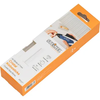 Steinel KLEBESTICKS 7MM CRISTAL 240G lepicí tyčinky 7 mm 150 mm transparentní 240 g 40 ks