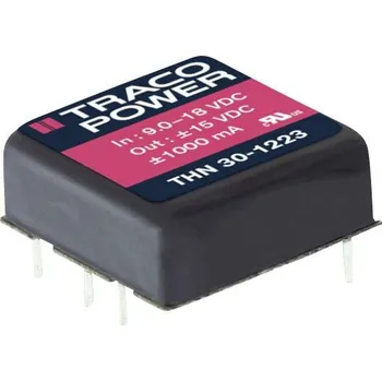 Měnič napětí TracoPower THN 30-1212 DC/DC měnič napětí do DPS 12 V/DC 12 V/DC 2.5 A 30 W Počet výstupů: 1 x Obsah 1 ks