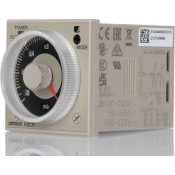 Relé Timer Relay DPDT 2kontaktové Časovací relé funkce 100-240/100-125V ac/dc