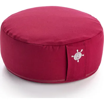 Sedací pytel KURMA Meditační polštář Kurma Round ČERVENÁ