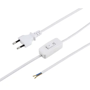 Napájecí kabel Sygonix SY-6385374 napájecí kabel bílá 1.50 m