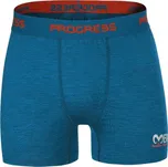 Boxerky Progress SKN merino petrol melír XL
