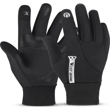 Rukavice WEST BIKING Dětské sportovní rukavice XL ČERNÁ