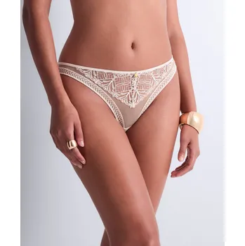 Souprava dámského spodního prádla Kalhotky krajkové klasického střihu AUBADE (6C27-30), Barva světle tělová, Velikost XL