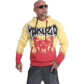 Pánská mikina Pánská mikina bez kapuce Yakuza HOB 17003 pale banana velikost: S