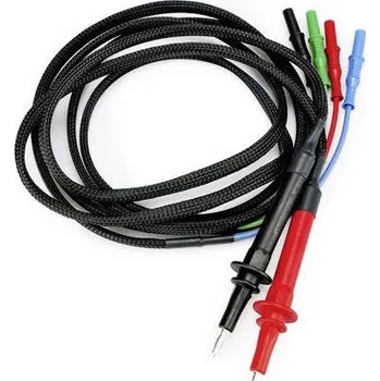 HT Instruments KIT Kelvin banánkový konektor banánková zdířka , zásuvka 4 mm, konektor 4 mm zelená 1 ks