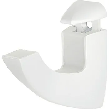 Držák na polici Držák police Scoop, kov, bílý, 2 ks 13411