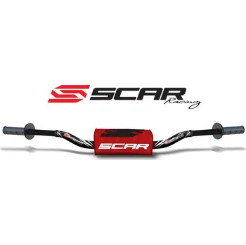 Nářadí na motocykly Vysoká řídítka SCAR O² - černá S9132BK-RD