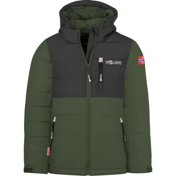 Chlapecká bunda Dětská zimní bunda Trollkids Kids Hemsedal Snow Jacket XT nepromokavá zelená (513-347) 176