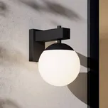 EGLO Venkovní nástěnné svítidlo Bufalata, černá/opálová bílá černá, bílá 1 x 40 W - Doprava zdarma