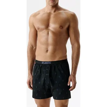 Boxerky Atlantic 2MBX-086 A'2 S-2XL černošedá XL
