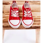 Dětské látkové tenisky BIG STAR KK374051 červená 17