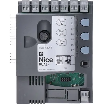 Pohon brány RUA2/A řídicí jednotka Nice - náhradní elektronika pro pohon křídlové brány Nice RUN 2500I