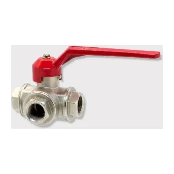 Ventil 1/2" třícestný kulový kohout "L" , PN35