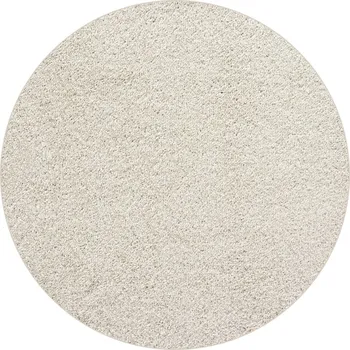 Koberec Kusový koberec Velur Ultra bílý kruh, 200x200 (průměr) kruh, bílá, ložnice, AladinWorld Expres - 1 rok na vrácení + DOPRAVA ZDARMA k Vám i zpět