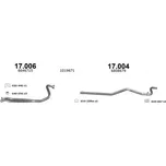 Výfuková trubka IZAWIT (17.006A)