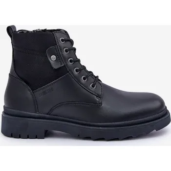 Sada pánského spodního prádla Kožené Zateplené Kotníkové Boty Pánské Big Star OO174166 Černé 42