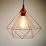 EGLO Závěsné světlo Tarbes, jednožár., 32,5 cm, měď 1 x 60 W - Doprava zdarma