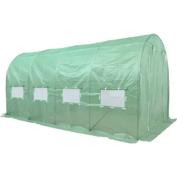 Skleník Focus Garden foliovník﻿ 2,5x4x2m - 10m2 4 sekce zelený