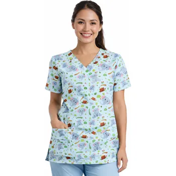 Zdravotnický oděv WonderWink Halena ELEPHIA Velikost M slůně