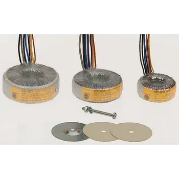 Transformátor Toroidní transformátor, počet výstupů: 2, sekundární napětí: 2 x 9V ac, Kabely, 70 (Dia.) x 32mm