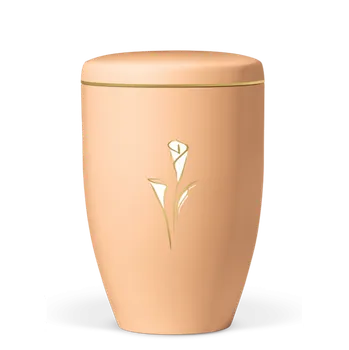 Smuteční dekorace Ekologická urna Ariela - Kala/Oranžová