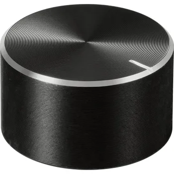 TRU COMPONENTS TC-11696460 otočný knoflík s označením černá (Ø x v) 23 mm x 13 mm hliník, plast 1 ks