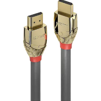 Audio kabel LINDY HDMI kabel Zástrčka HDMI-A, Zástrčka HDMI-A 3.00 m šedá 37603 8K UHD HDMI kabel