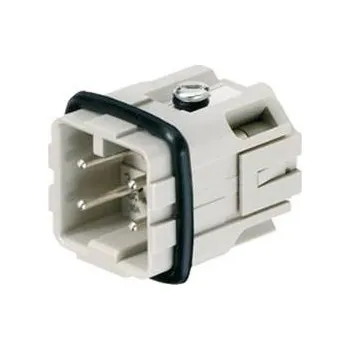 Síťový konektor HDC insert, Male, 250 V, 22 A, No. of poles: 3, Screw connection, Size: 1