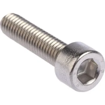 Šroub Šroub s vnitřním šestihranem, Nerezová ocel, M6, délka: 25mm 1mm