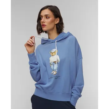 Dámská mikina Dámská Modrá Mikina S Kapucou Polo Ralph Lauren Island 211965110-400