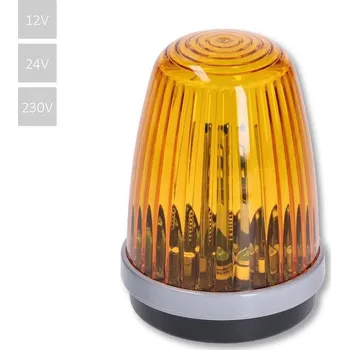 Pohon brány F5000 univerzální maják 12/24/230V - výstražné LED světlo, zabudovaná anténa, napájení 12, 24 nebo 230V, rozměr 9 x 9 x 12,5 cm