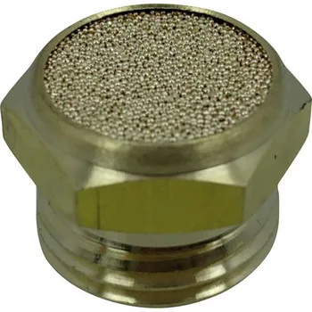 Příslušenství pro vzduchotechniku TRU COMPONENTS pneumatický tlumič hluku TC-12770336 Vnější závit G1/2 15 bar mosaz 1 ks