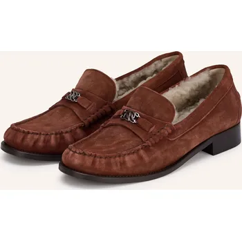 Dámské mokasíny Casadei Dámské Mokasíny Mocassini, světle červená, 40