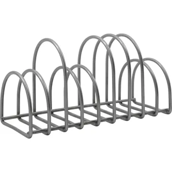 Úložný box House Doctor Kovový stolní organizér Pampi Brushed Silver