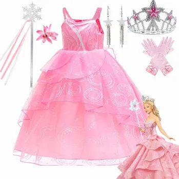 Dívčí šaty Dívčí šaty Glinda Čarodějka | Wicked 120 - 140 140 cm