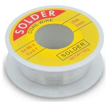 Páječka Tipa Cín 1.0mm 50g 99,3%Sn 0,7%Cu + tavidlo 2%