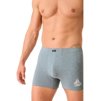 Pánské spodní prádlo PÁNSKÉ BOXERKY MXH 731 A26 modrá XXL
