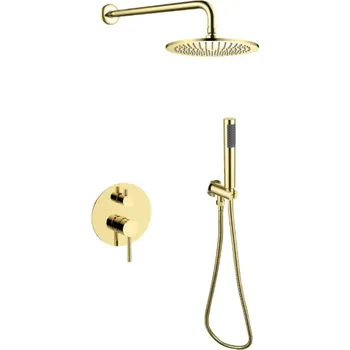 Sprchový set Besco Decco Illusion I podomítkový sprchový set, zlatá, BP-DII-ZL
