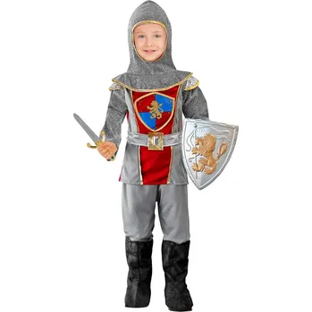 Karnevalový kostým Chlapecký kostým středověký rytíř, šedý - Pro věk 5-7 let