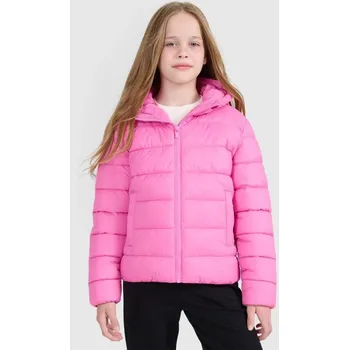 Oblečení a móda Dívčí péřová bunda se syntetickou výplní 4F 4FJRAW25TDJAF0816-54S 152