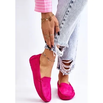Dámské mokasíny Dámské Semišové Mokasíny Fuchsie Morreno 36