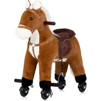 Hračka CHIPOLINO Plyšový Koník na kolečkách