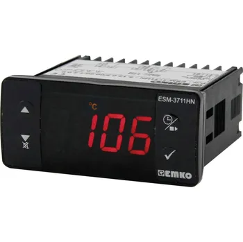 Emko ESM-3711-HN.5.11.0.1/00.00/1.0.0.0 2bodový regulátor termostat Pt100 -50 do 400 °C relé 16 A (d x š x v) 65 x 76 x 35 mm