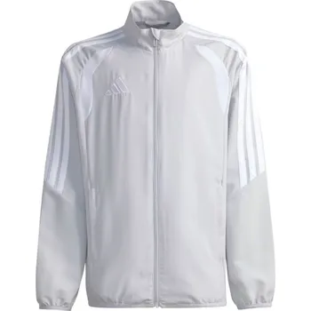 Chlapecká mikina Dětská mikina adidas Tiro 26 League Presentation světle šedá JZ9053 128 cm